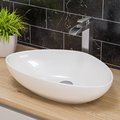 Alfi Brand ALFI brand ABC914 White 23" Fancy Above Mount Ceramic Sink ABC914